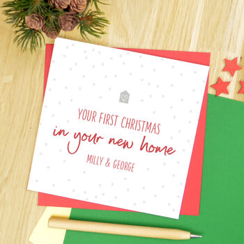 First Christmas In Your New Home Card, 2 of 3