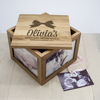 Baby's Special Memories Oak Photo Box, 4 of 5