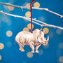 Rhino Christmas Tree Decoration, thumbnail 1 of 4