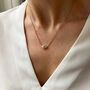 Authentic Eye Necklace Rose Or Gold Plated 925 Silver, thumbnail 2 of 9