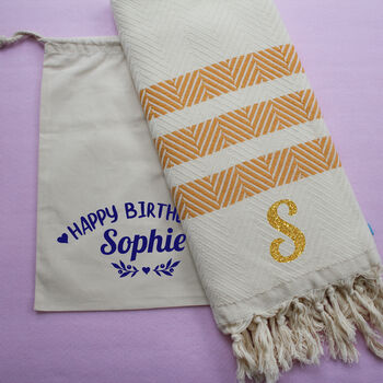 Personalised Soft Cotton Sofa Throw Blanket, 4 of 10
