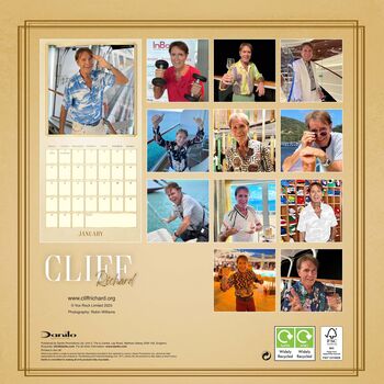 'Cliff Richard' 2024 Calendar, 5 of 5