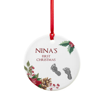 Personalised Baby's First Christmas Ornament, 4 of 5