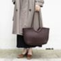 Beach Holiday Genuine Leather Tote Bag For Her, thumbnail 2 of 12