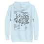 Melbourne Coffee Scene Cotton Blend Embroidered Hoodie, thumbnail 9 of 10