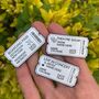 Personalised Boarding Pass Ticket Enamel Pin, thumbnail 5 of 5