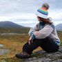 Glacier Rainbow Reflective Super Bobble Hat, thumbnail 6 of 6