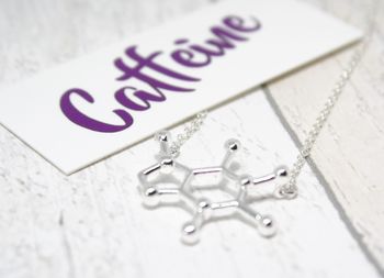 Caffeine Molecule Necklace, 2 of 7