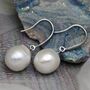 Baroque Pearl Sterling Silver Hook Earrings, thumbnail 7 of 12