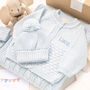 Pale Blue Welcome Baby Knitted Essentials And Toy Gift Set, thumbnail 4 of 10
