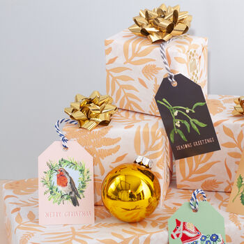 Mistletoe Christmas Gift Tag Pack Of Five, 4 of 10