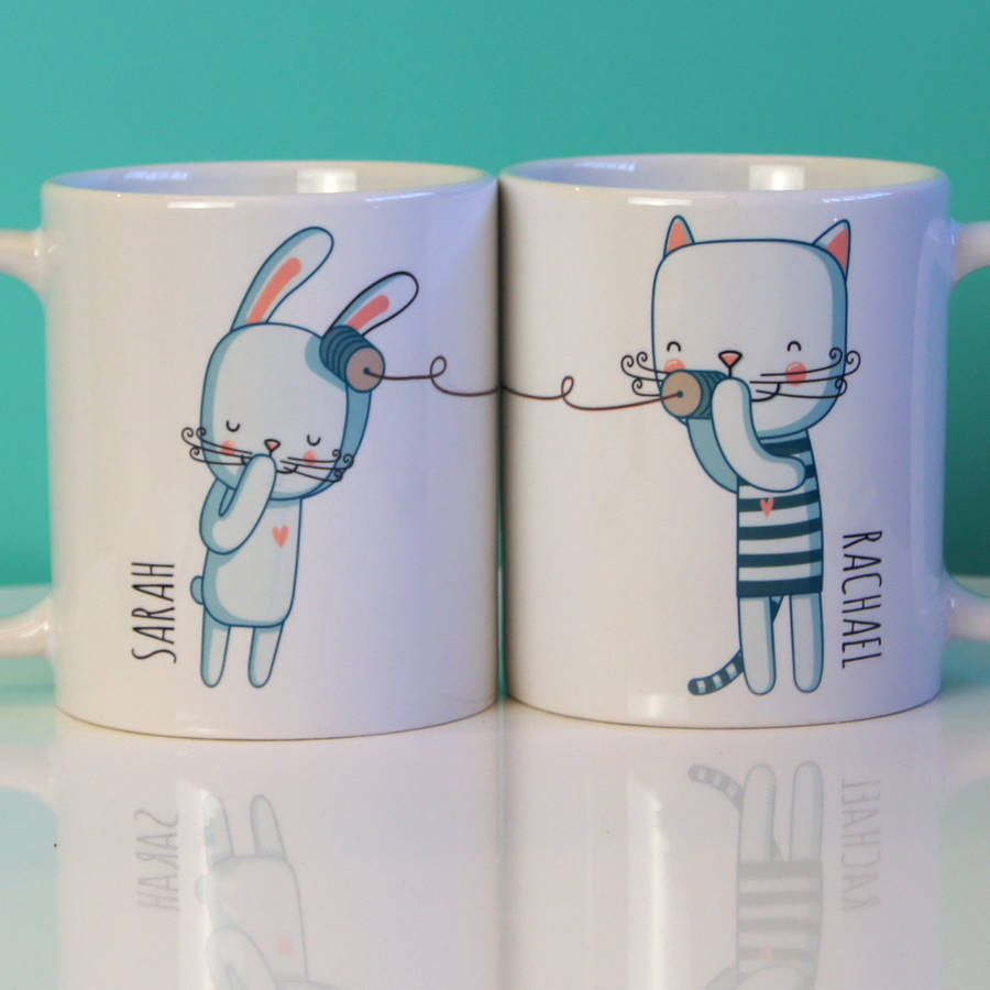 personalised best friends ceramic mugs by parkins interiors ... personalised best friends ceramic mugs by parkins interiors ...