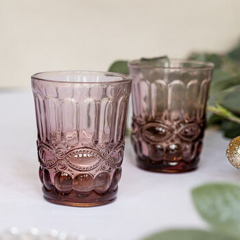 Mulberry Red Glass Tableware Collection, 3 of 6