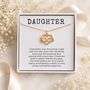Daughter Infinity Heart Necklace – Sterling Silver, thumbnail 1 of 12