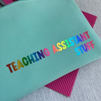 Personalised Teacher/ Teaching Assistant Stuff Pouch/Pencil Case, 2 of 8