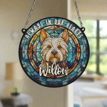 West Highland Terrier Memorial Suncatcher, 3 of 6