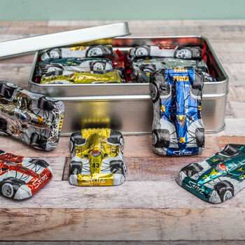 Gift Tin Of Chocolate Formula One Cars, 3 of 12