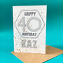 Personalised Age Happy Birthday Card, thumbnail 1 of 2