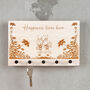 Happiness Handcrafted Key Rack, thumbnail 1 of 7
