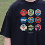 Golf Beer Mats Oversized T Shirt, thumbnail 10 of 10