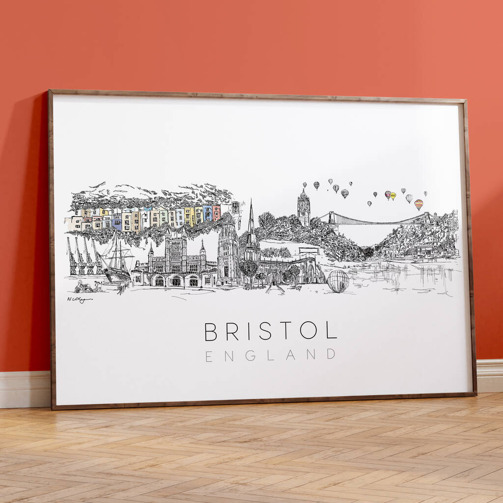 Bristol Skyline Fine Art Print, 1 of 12