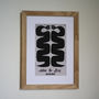 Personalised 'Happy Snakes' Anniversary Print, thumbnail 7 of 8