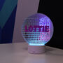 Personalised Disco Ball LED Light, thumbnail 5 of 12