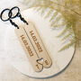 Personalised 'Our Date' Keyring Set, thumbnail 3 of 7