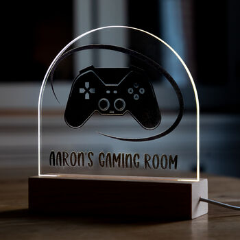 Personalised Gaming LED Light, 2 of 4