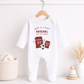 Personalised Football Fan Baby And Kids Outfit, 8 of 10