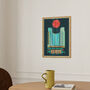 London Art Print Of The Art Deco Bromley Picturehouse, thumbnail 3 of 4