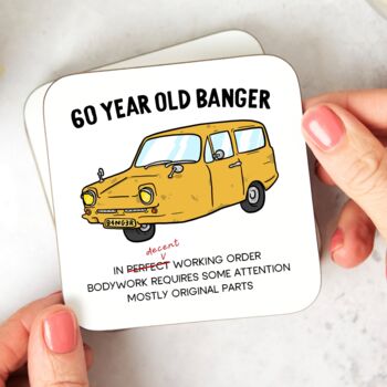 60 Year Old Banger Personalised Mug, 3 of 3