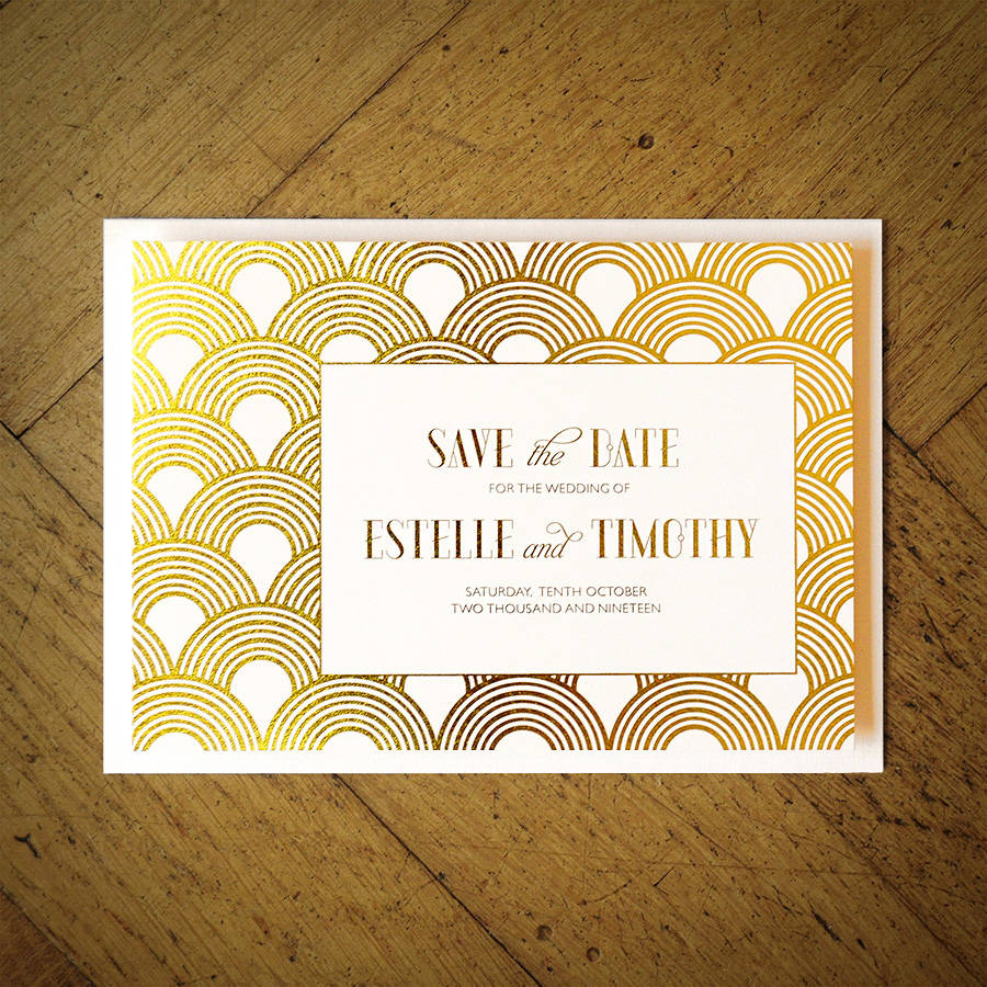 Great Gatsby Wedding Invitation By Feel Good Wedding