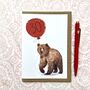 Bear Birthday Card, thumbnail 3 of 4