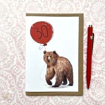 Bear Birthday Card, 3 of 4