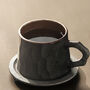 Handmade Ceramic Cup And Saucer Rock Series, thumbnail 4 of 7