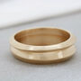 9ct Gold Ring Hand Carved Thin Band, thumbnail 9 of 12