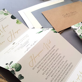 Botanical Wedding Invitations, 3 of 11