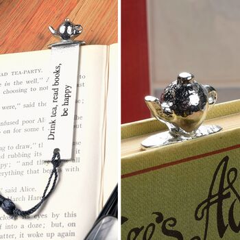 Personalised Engraved Pewter Teapot Bookmark, 2 of 9