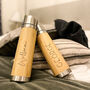 Personalised Bamboo Thermos Flask, thumbnail 2 of 2
