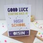 Good Luck Starting Back At School Card, thumbnail 6 of 6