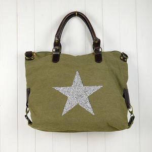 Sparkle Star Gym / Holdall Bag By Home & Glory