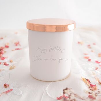 Personalised Message Scented Candle, 3 of 7