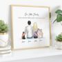 Personalised Couples Print With Pets, thumbnail 3 of 12