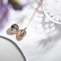 Personalised 18 K Rose Gold Plated Round Zodiac Locket, thumbnail 9 of 12