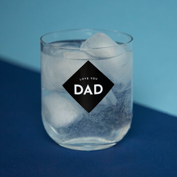 Love You Dad Printed Whisky Tumbler, 3 of 7