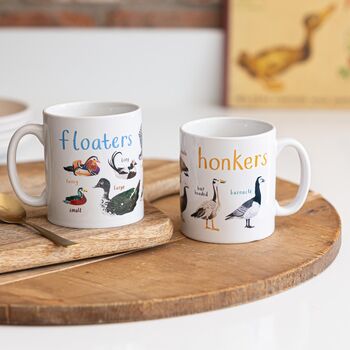 Set Of Four Mugs: Shags, Hooters, Floaters And Honkers, 3 of 11