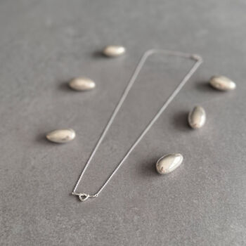 Thank You Heart Knot Necklace – Bridesmaid Or Wedding Party Gift, 8 of 12