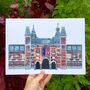 'Rijksmuseum, Amsterdam' Recycled Paper Collage Print, thumbnail 5 of 5