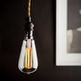 Pear Shape LED Filament Bulb E27, thumbnail 1 of 3